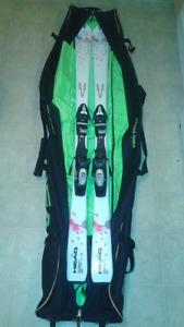 Women's Downhill Skis with Travel Bag