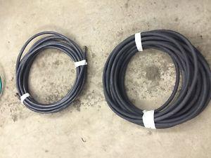 garden hoses lots of diffrent sizes and types example rubber