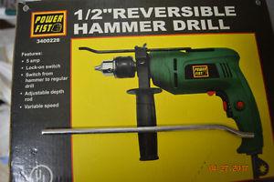 1/2" reversible hammer drill