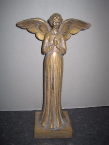 16" Faux Stone Serenity Angel from Bowring