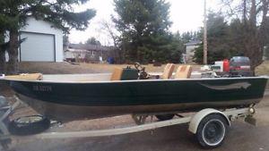 17' MirroCraft Musky Fishing Boat and trailer