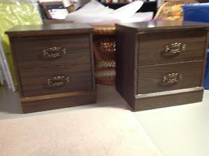 2-2 drawer night tables