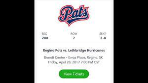 2 Tickets for Friday Game 5