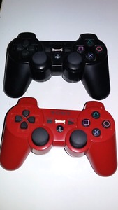 2 wireless ps3 controllers **work good **