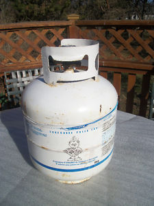 20 LB PROPANE TANK FILLED WITH PROPANE..