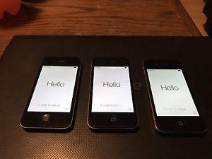 3 - IPhone 4s's - 16 Gig
