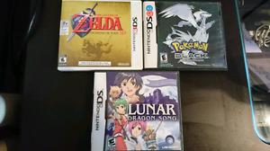 3DS and DS games Zelda, Pokemon, Lunar