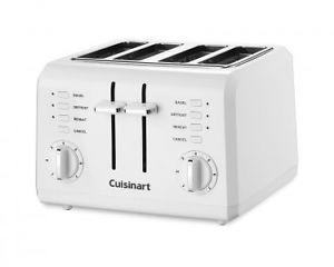 4 slice compact toaster-white