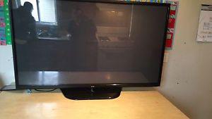 60"black flat screen plasma tv