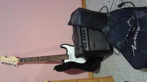 Academy beginner's guitar and amp