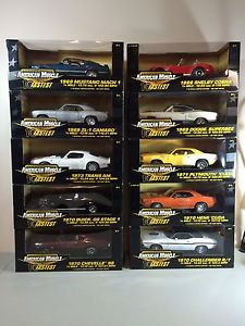 American Muscle 10 Fastest by Ertl (Ten Cars) Diecast 1:18