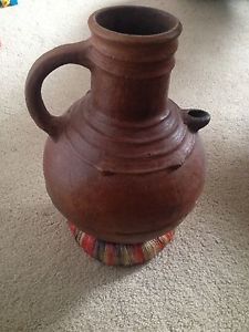Antique African Red Clay Water Pitcher