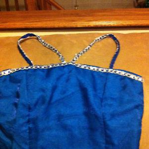 Aqua Blue Gown for sale, size 4-6.
