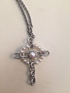 Authentic Birks Silver and Pearl Necklace