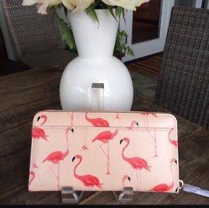 Authentic Kate Spade nwt Flamingo Neda wallet