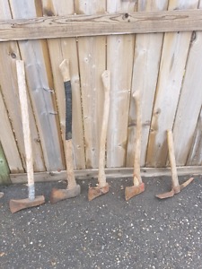 Axes and one pick