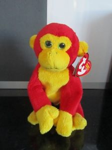 Beanie Baby Chopstix (Monkey-red) - retired