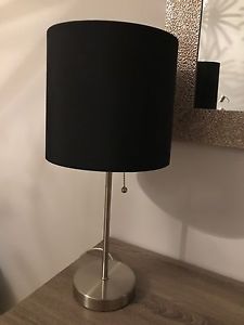 Black accent lamp