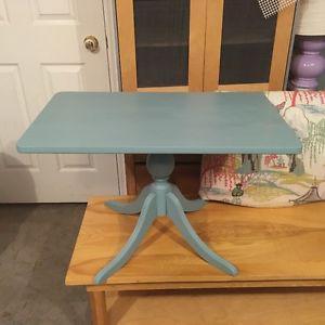 Blue side table