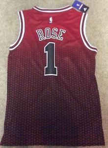 Brand New NBA Authentic Rose and Jordan Chicago Bulls