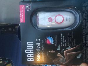 Braun silk 5 epilator new in box