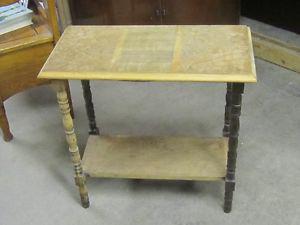 CIRCA s SHABBY CHIC WALNUT END LAMP TABLE $ HOME