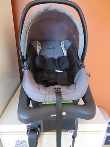 Car seat and base for small baby