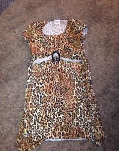 Cheetah print dress