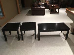 Coffee Table and 2 end tables