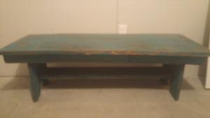 Custom made bench/coffee table