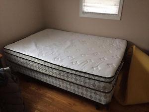 Double XL Mattress, Box Spring and Bed Frame
