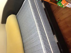 Double mattress and box spring
