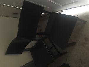 Four IKEA chairs