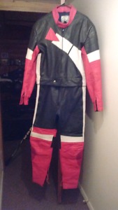 Full leather motorcycle suit will trade