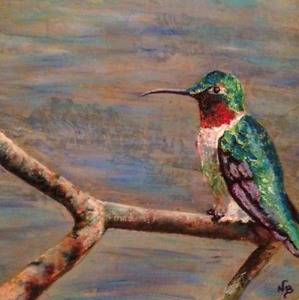 Kitch Art - Hummingbird