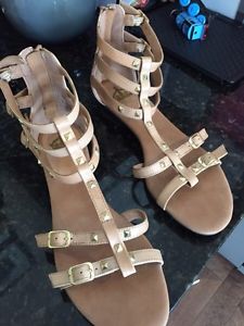 Ladies leather sandals- size 9.5