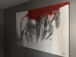 Large abstract wall print