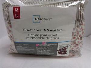 Mainstays Duvet Cover & Sheet Set - Double brand new