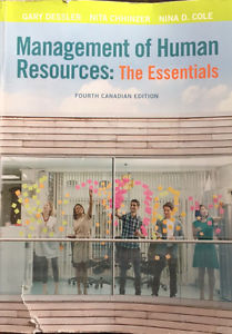 Management of Human Resources: The Essentials Fourth Edition