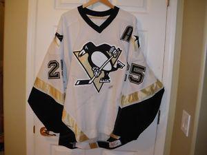 Marc Bergevin Pittsburgh Penguins Game Worn NHL Jersey
