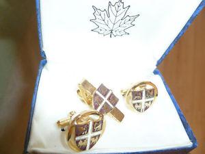 NL Coat of Arms Cuffling and Tieclip set