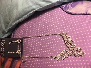 New necklace and matching earrings