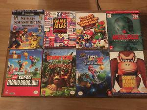 Nintendo Game Guides Smash Mario RPG Donkey Kong