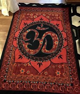 OM new age wall hanging tapestry