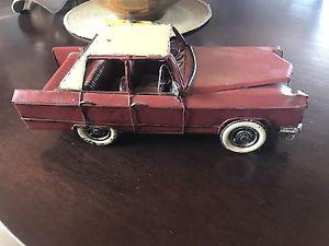 Old hand made metal toy car