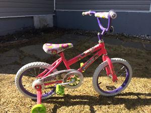 Peddle bike & training wheels