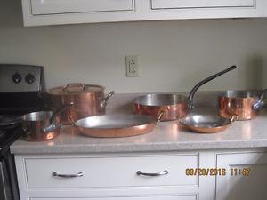 Professional Range Copper Pots