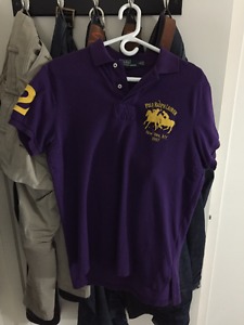 Purple Ralph Lauren Custom Fit Polo (Size M)
