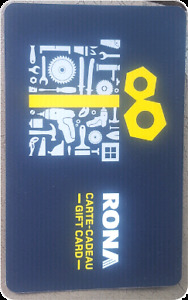 RONA GIFT CARD !! $185 for $165 !!