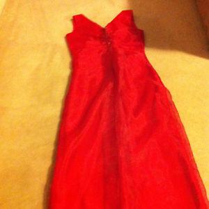Red gown, will fit size 4-6, for sale